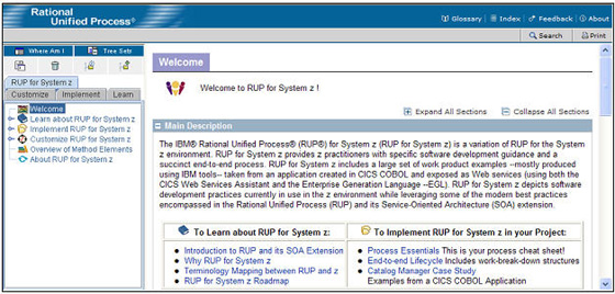RUP for System z  Web վĻͼ