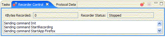KBytes Recorded and Recorder Status