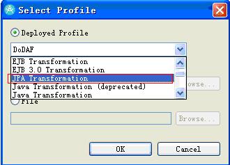 Ϊģ JPA Transformation profile ֧