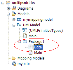 Mapping UML Model