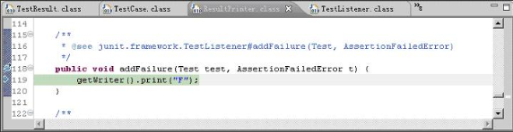 ͼ 23. ResultPrinter  addFailure 