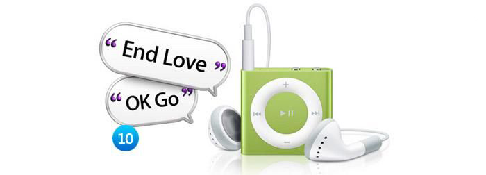 图10 iPod shuffle的VoiceOver 会讲 25 种不同语言的原因,它可以你的母语说出歌曲和表演者名称