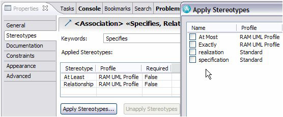 RSA UML Profile ϵ