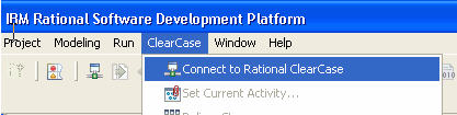 Connecting to ClearCase