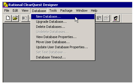 Create a new database