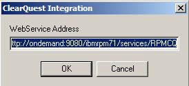 ClearQuest Integration URL Ի