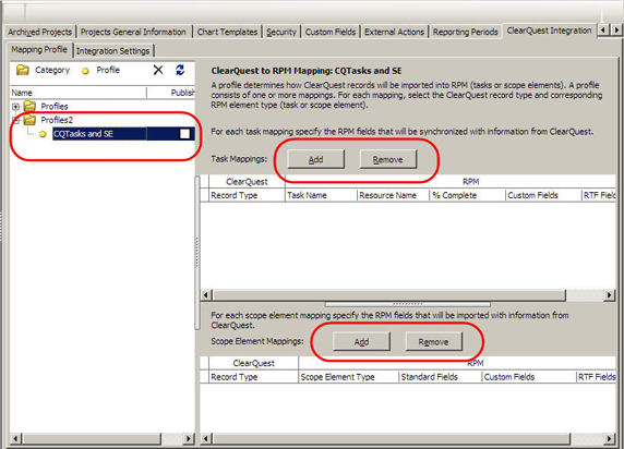 ʱ Task Mappings  Scope Element Mappings Ѿ