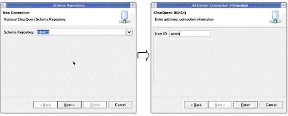 New Connection to schema repository