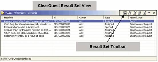 ͼ 5  IBM Rational ClearQuest Result Set ͼ