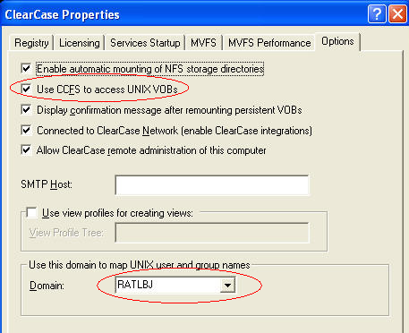 Fig5.1 激活CCFS服务并选择Windows所属域