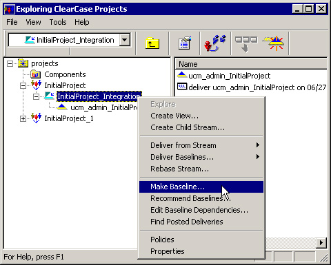 ClearCase Project Explorer ͼ 