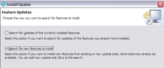 install/update feature updates  