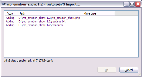 tortoisesvn-importing