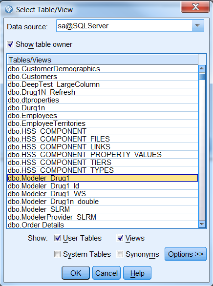 利用 IBM SPSS Modeler 整合不同数据库之间的