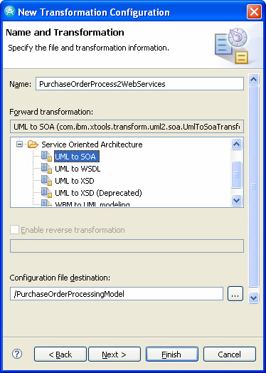 ѡ UML-to-SOA ת