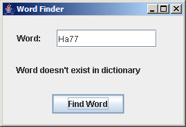 ��ʾ Word Finder GUI �д���������Ļ���ա�